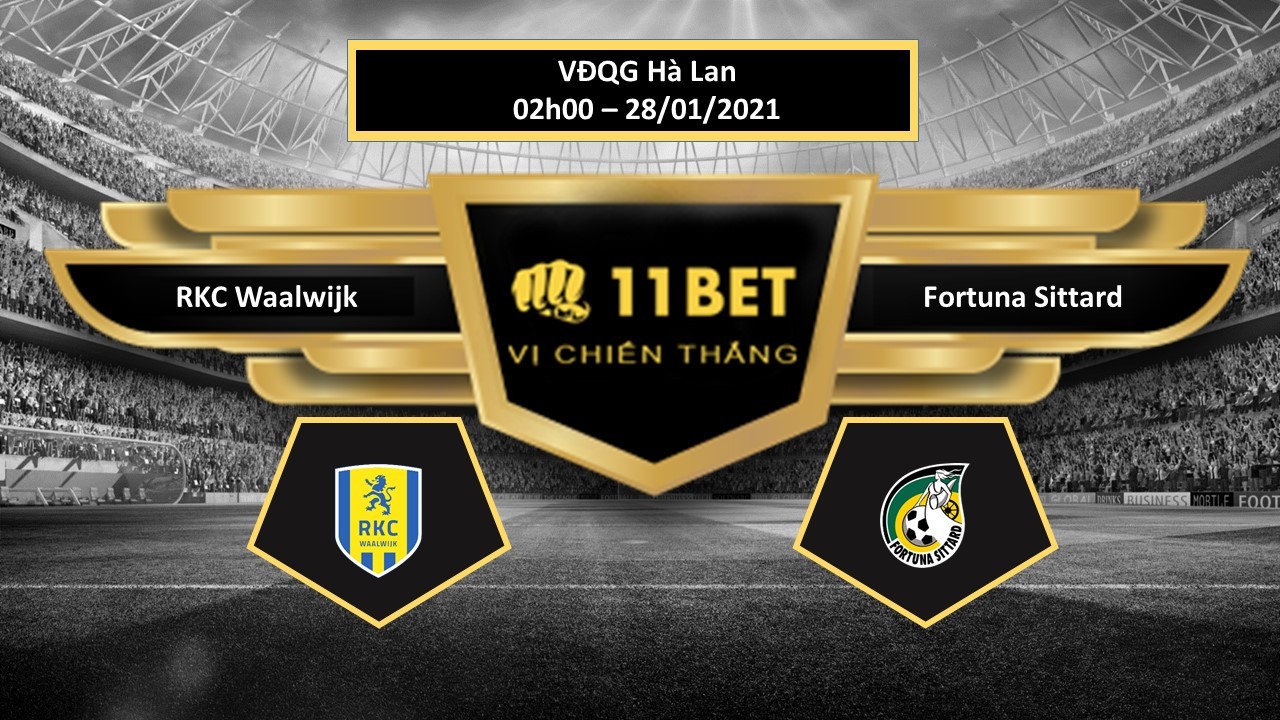 11BET Tip bóng đá RKC Waalwijk vs Fortuna Sittard  , hôm nay 28/01/2021
