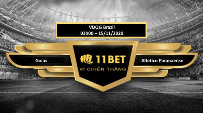 11BET Tip bóng đá Goias vs Atletico Paranaense ,  hôm nay 15/11/2020