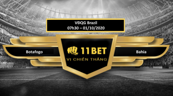 11BET Tip bóng đá Botafogo vs Bahia , hôm nay 01/10/2020
