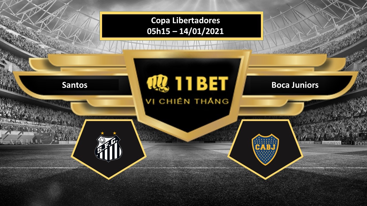 11BET Tip bóng đá Santos vs Boca Juniors , hôm nay 14/01/2021