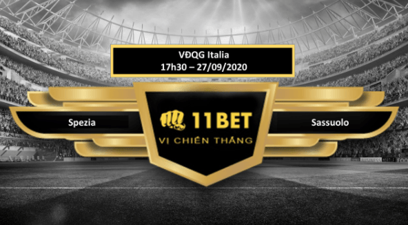 11BET Tip bóng đá  Spezia vs Sassuolo , hôm nay 27/09/2020
