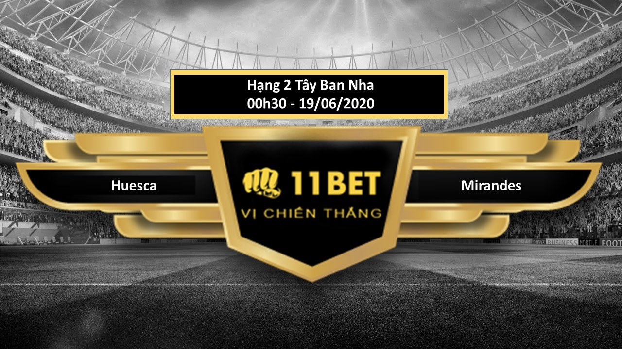 11BET Tip bóng đá Huesca vs Mirandés, hôm nay 19/06/2020