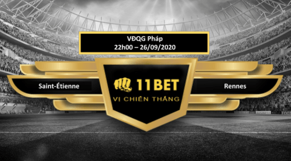 11BET Tip bóng đá  Saint-Étienne vs Rennes , hôm nay 26/09/2020