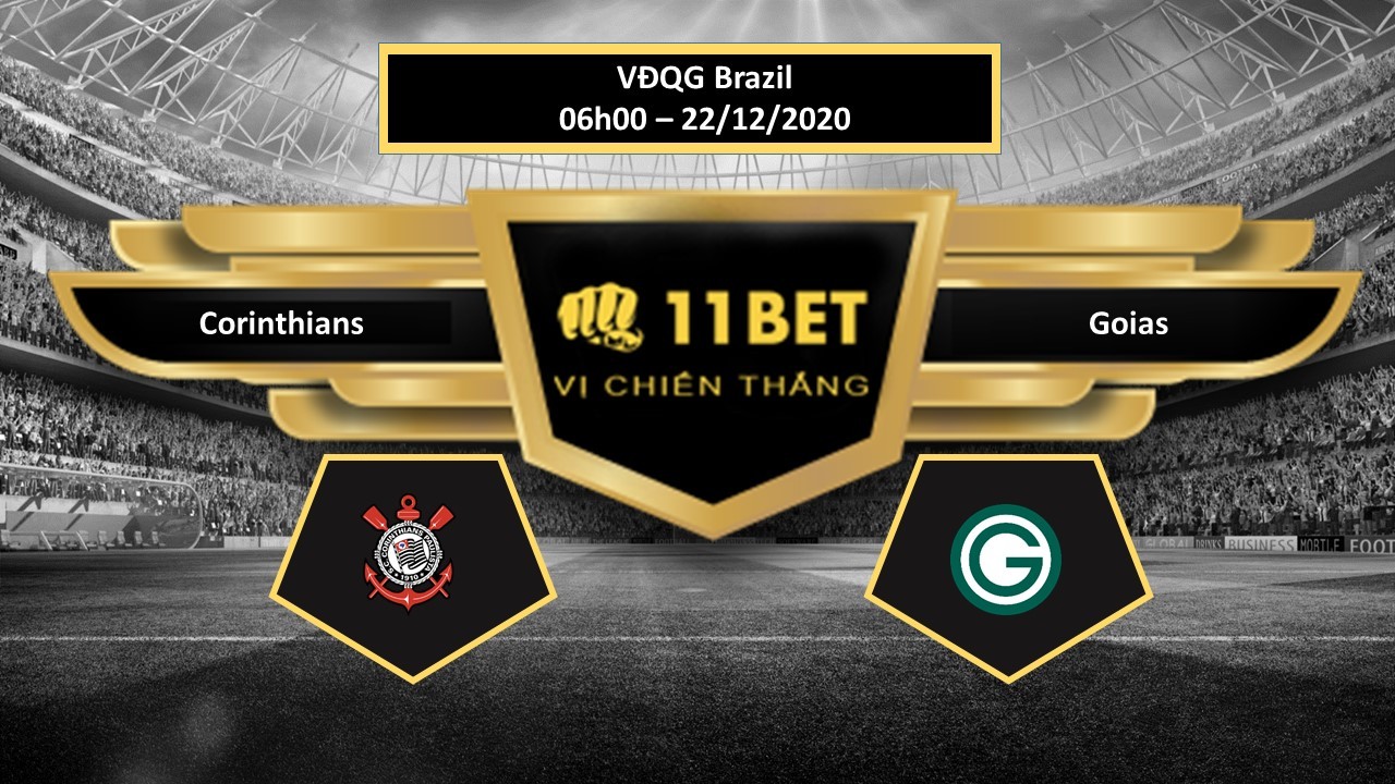 11BET Tip bóng đá Corinthians vs Goias ,  hôm nay 22/12/2020