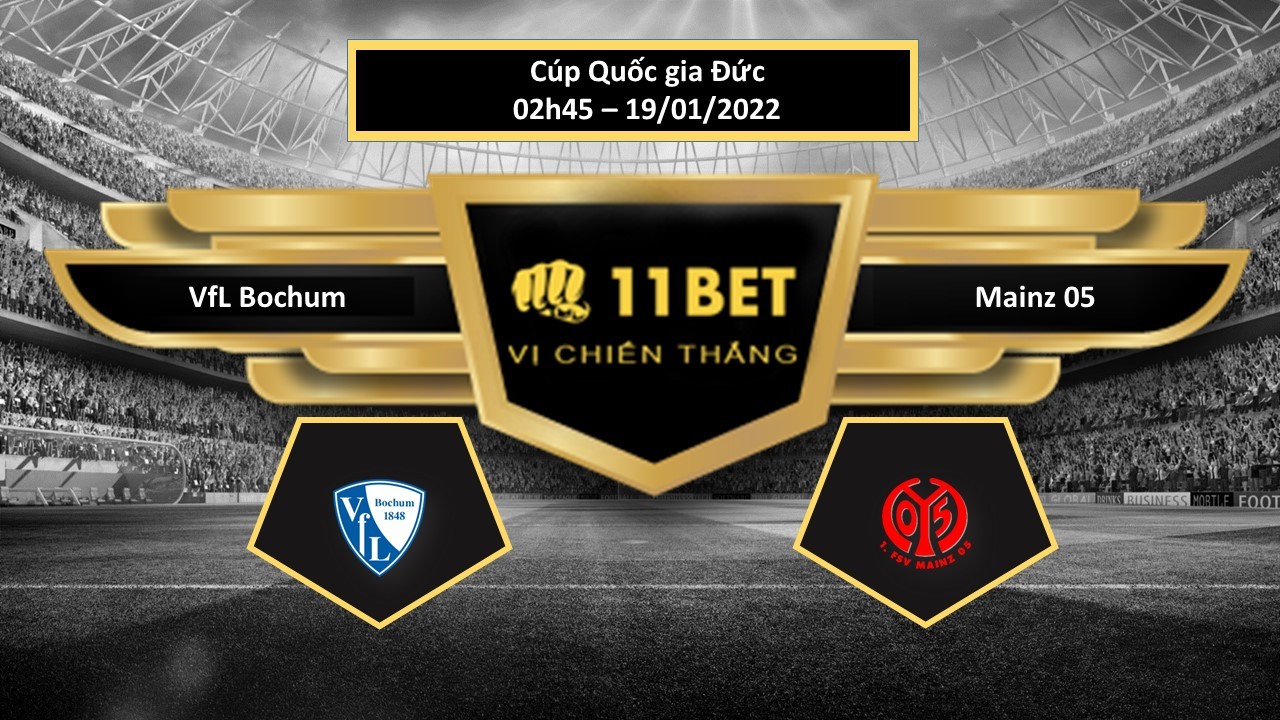 11BET Tip bóng đá VfL Bochum vs Mainz 05 , hôm nay 19/01/2022