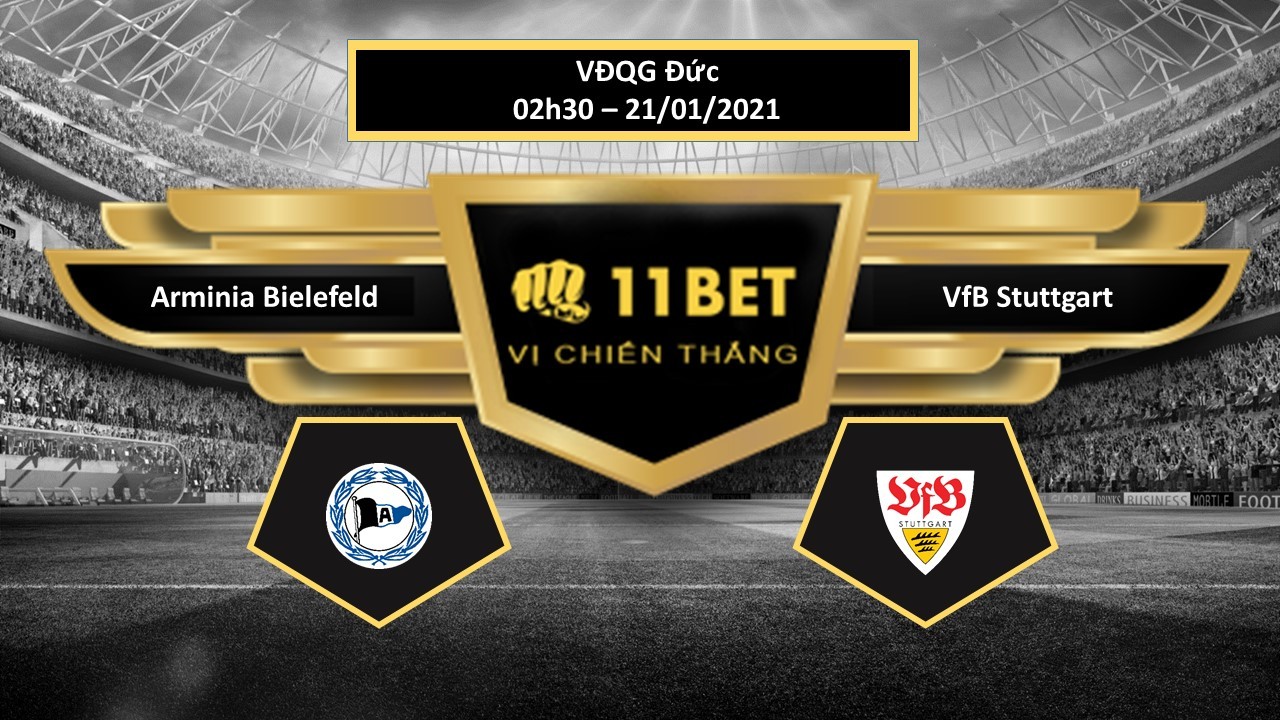 11BET Tip bóng đá Arminia Bielefeld vs VfB Stuttgart ,  hôm nay 21/01/2021