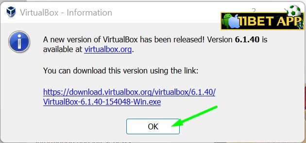 Download phiên bản mới của ứng dụng VirtualBox